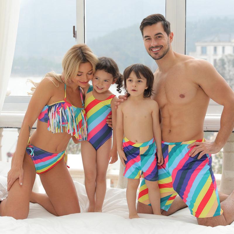 European And American Parent-Child Swimwear