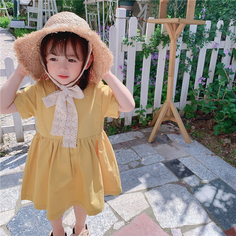 Western Style Skirts, Solid Color Princess Dresses, Back Ties