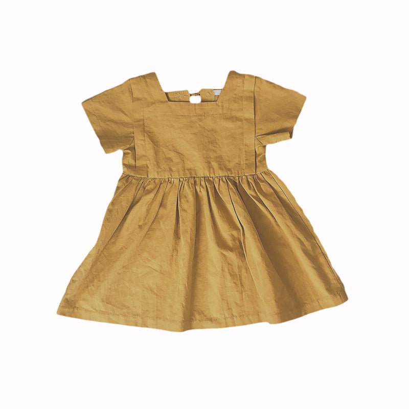 Western Style Skirts, Solid Color Princess Dresses, Back Ties