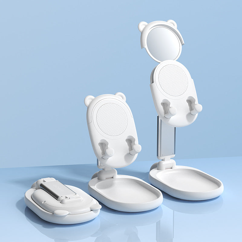 Compatible with Apple, Bunny Bear Style Phone Holder Tablet Stand For Iphone Ipad Tablet Adjustable Desk Phone Stand Desktop Holder For Xiaomi Tablet