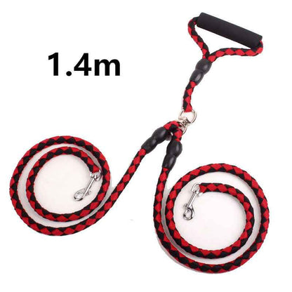 Double-Ended Dog Leash - Reflective Rope - Amanluxe