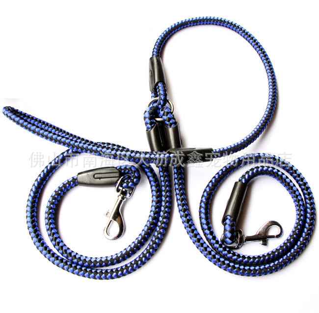 Double-Ended Dog Leash - Reflective Rope - Amanluxe