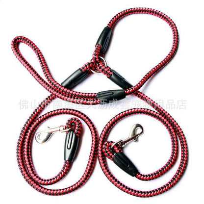 Double-Ended Dog Leash - Reflective Rope - Amanluxe