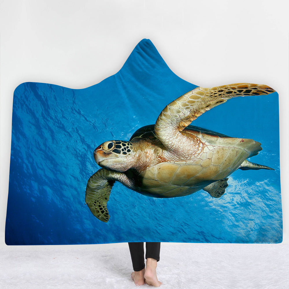 Hooded Blanket Cloak Blanket Thick Blanket null