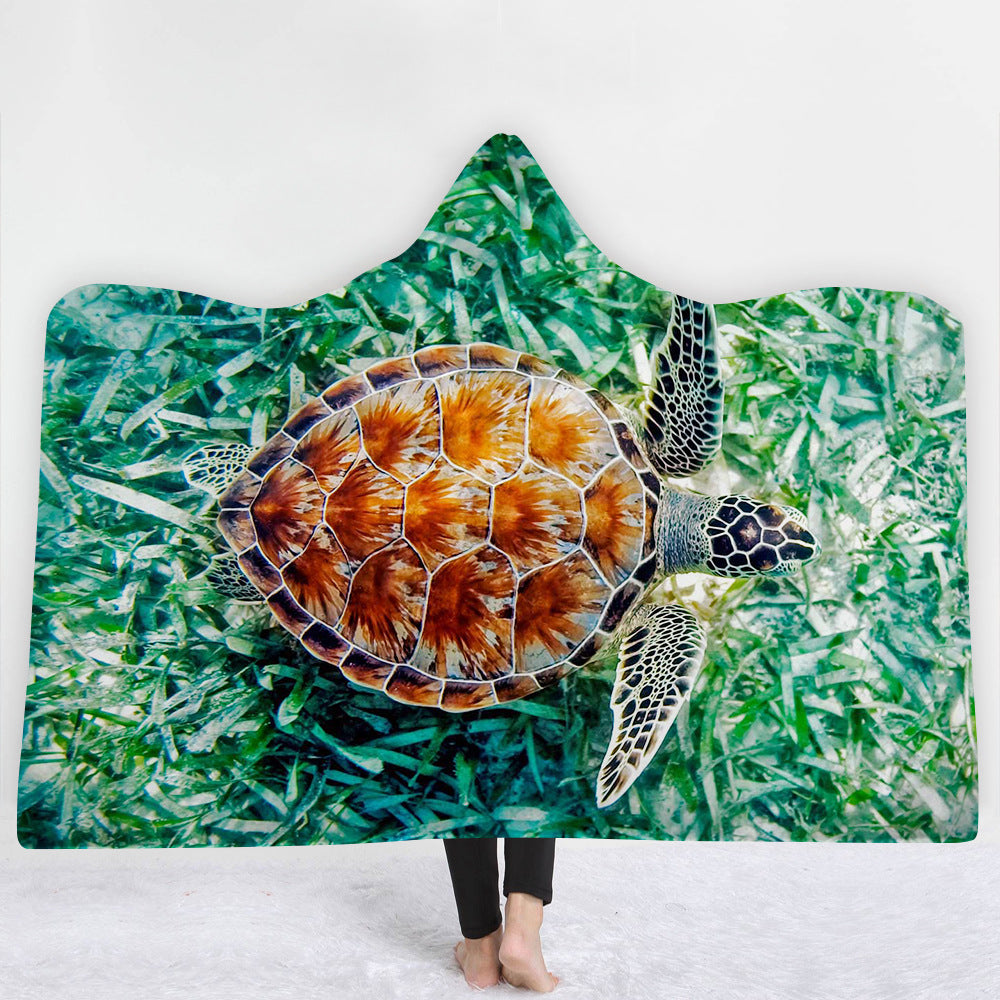 Hooded Blanket Cloak Blanket Thick Blanket null