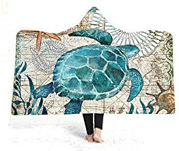 Hooded Blanket Cloak Blanket Thick Blanket null