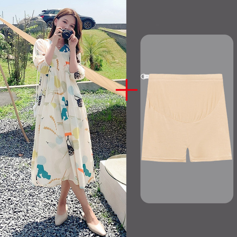 Summer Dresses Plus Size Fashion Loose Long Skirts Maternity Summer Suits
