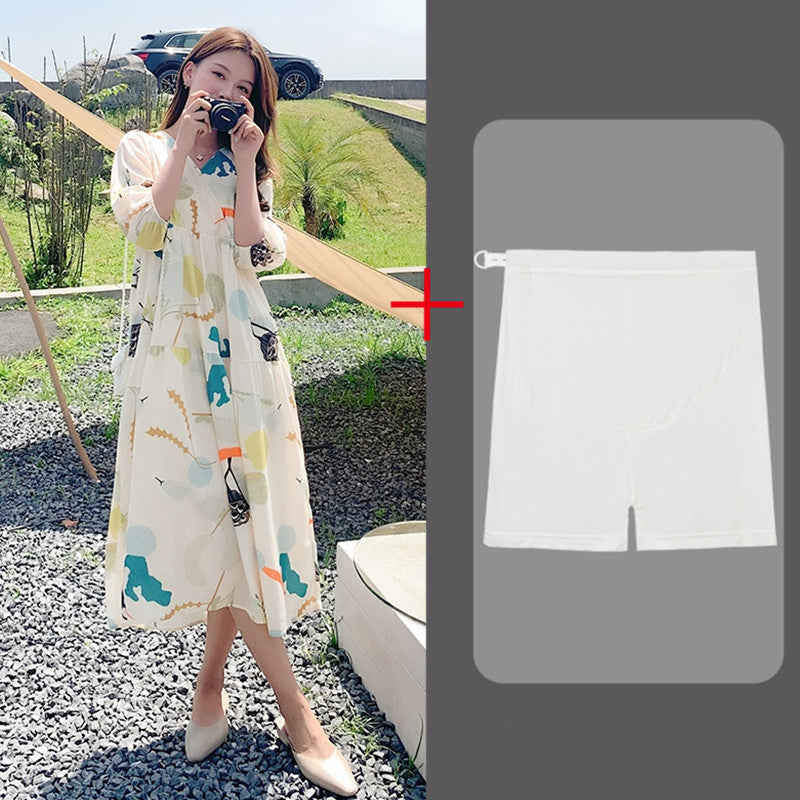 Summer Dresses Plus Size Fashion Loose Long Skirts Maternity Summer Suits