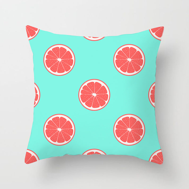Summer Fruit Hug Pillowcase Home Sofa Cushion Pillow Cushion Cover