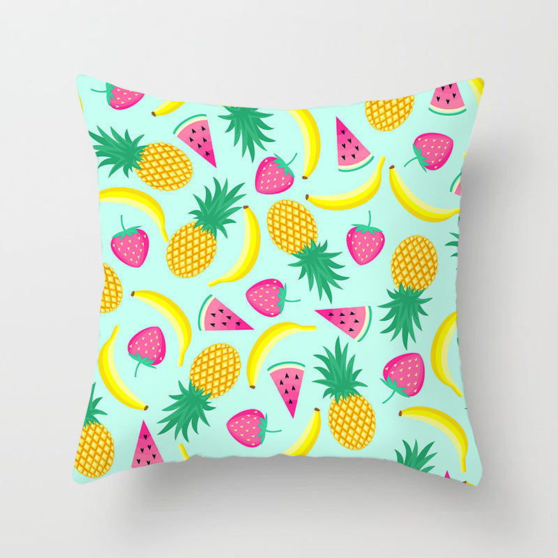 Summer Fruit Hug Pillowcase Home Sofa Cushion Pillow Cushion Cover