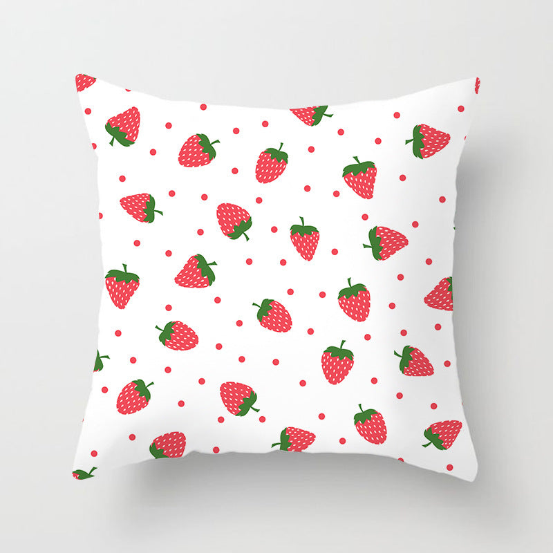 Summer Fruit Hug Pillowcase Home Sofa Cushion Pillow Cushion Cover
