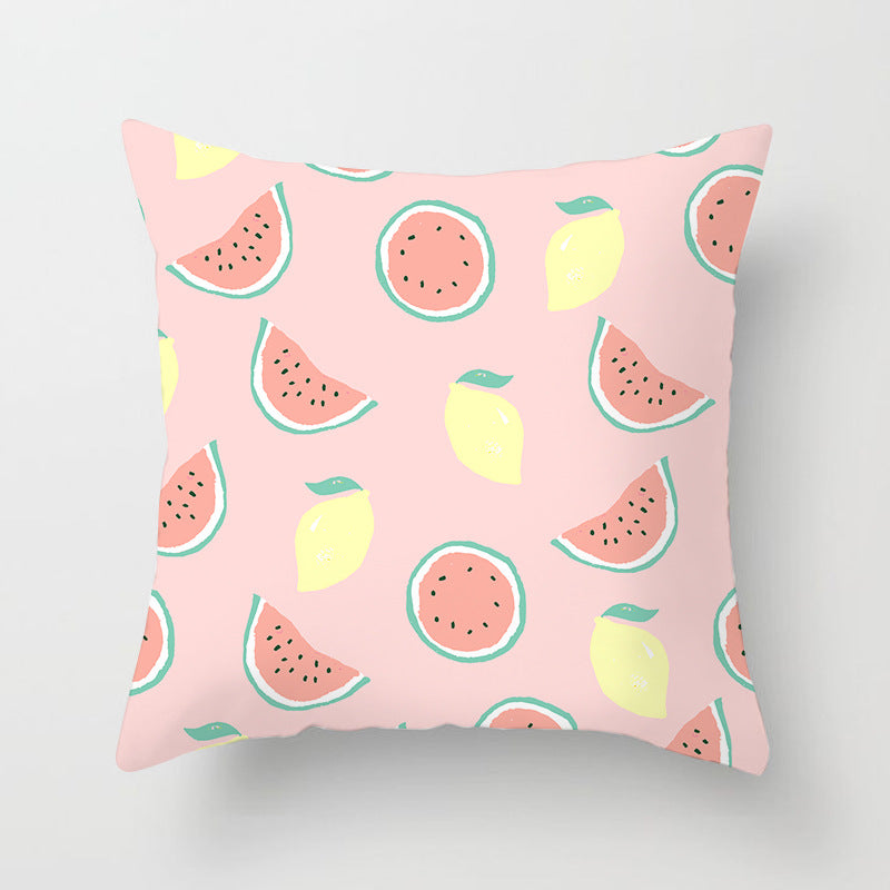 Summer Fruit Hug Pillowcase Home Sofa Cushion Pillow Cushion Cover