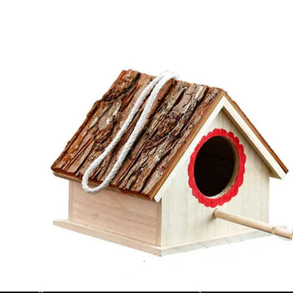 Outdoor Bird House - Wooden Nest Box - Amanluxe
