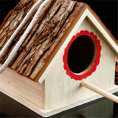 Outdoor Bird House - Wooden Nest Box - Amanluxe