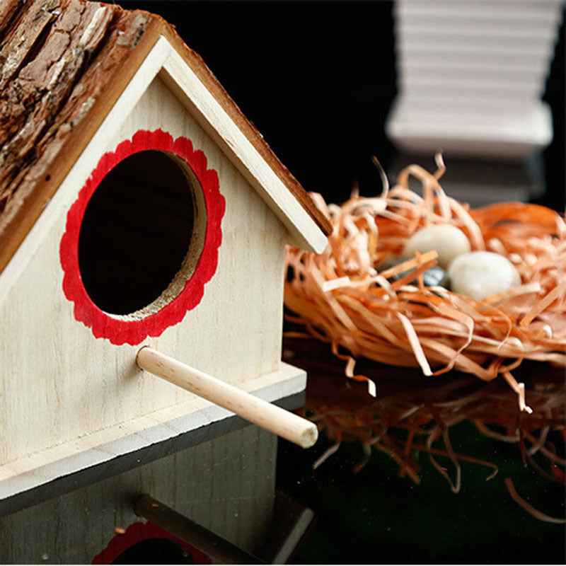 Outdoor Bird House - Wooden Nest Box - Amanluxe