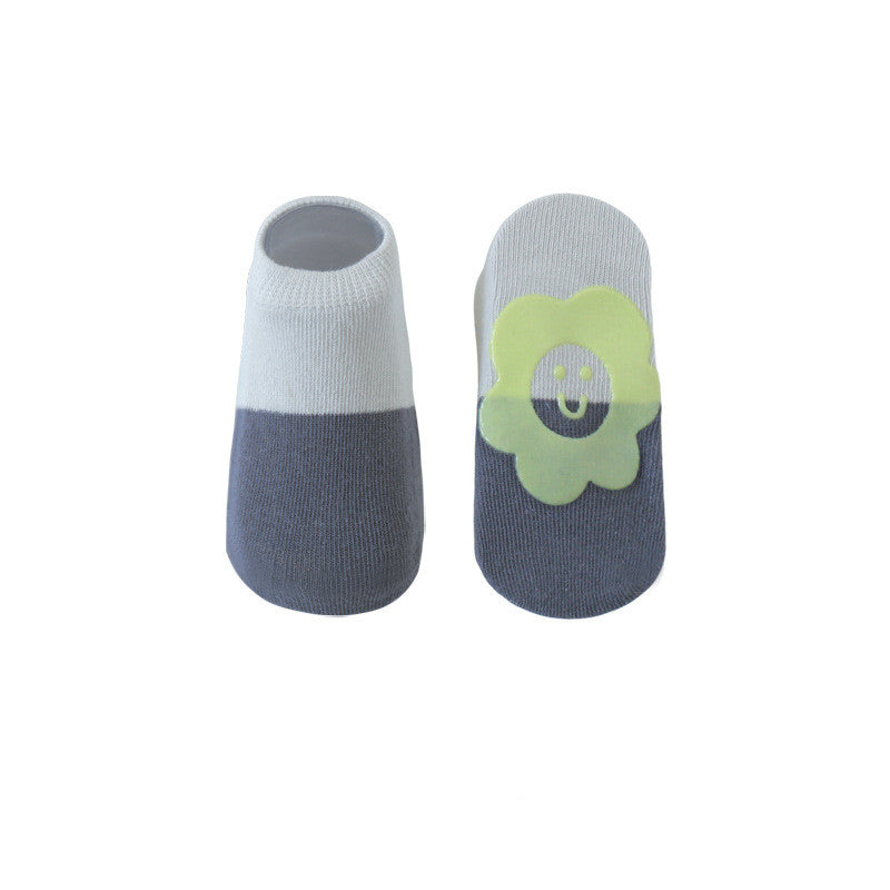 New Summer Baby Socks Combed Cotton Baby Antiskid  Floor Socks