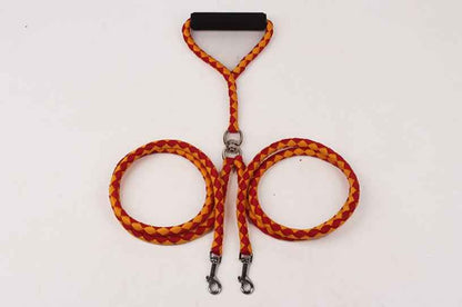 Hand-Knitted Dog Leash - Braided Rope 140cm - Amanluxe