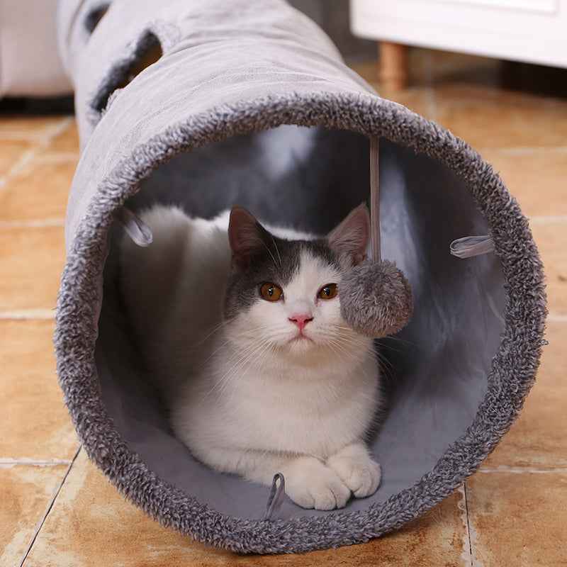 Cat Tunnel Toy - Interactive Play - Amanluxe