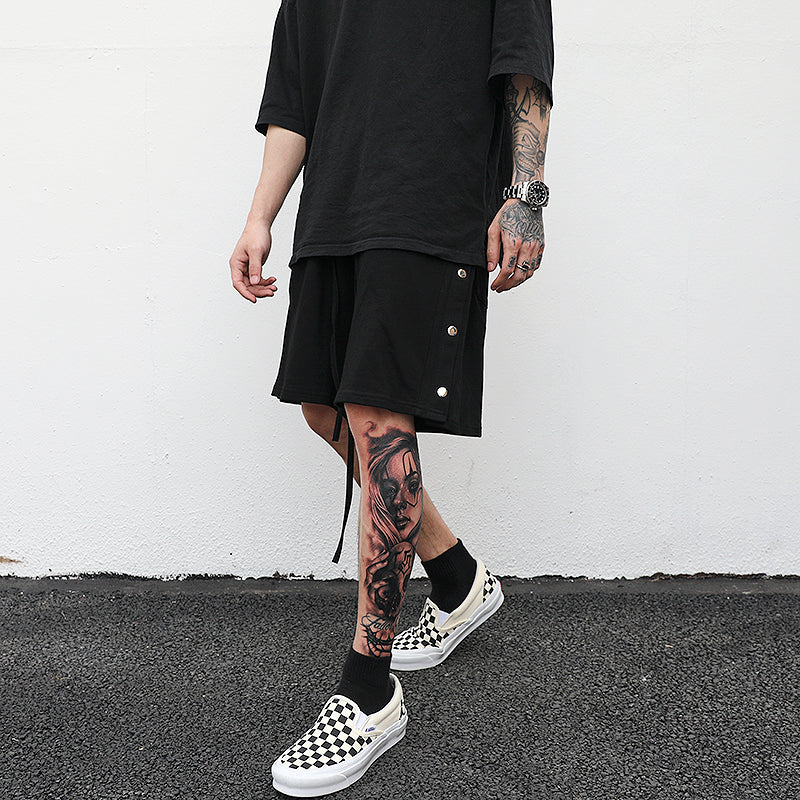 Side Snap Shorts