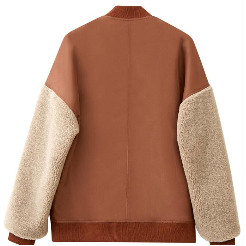 Padded jacket winter loose baseball small thick jacket