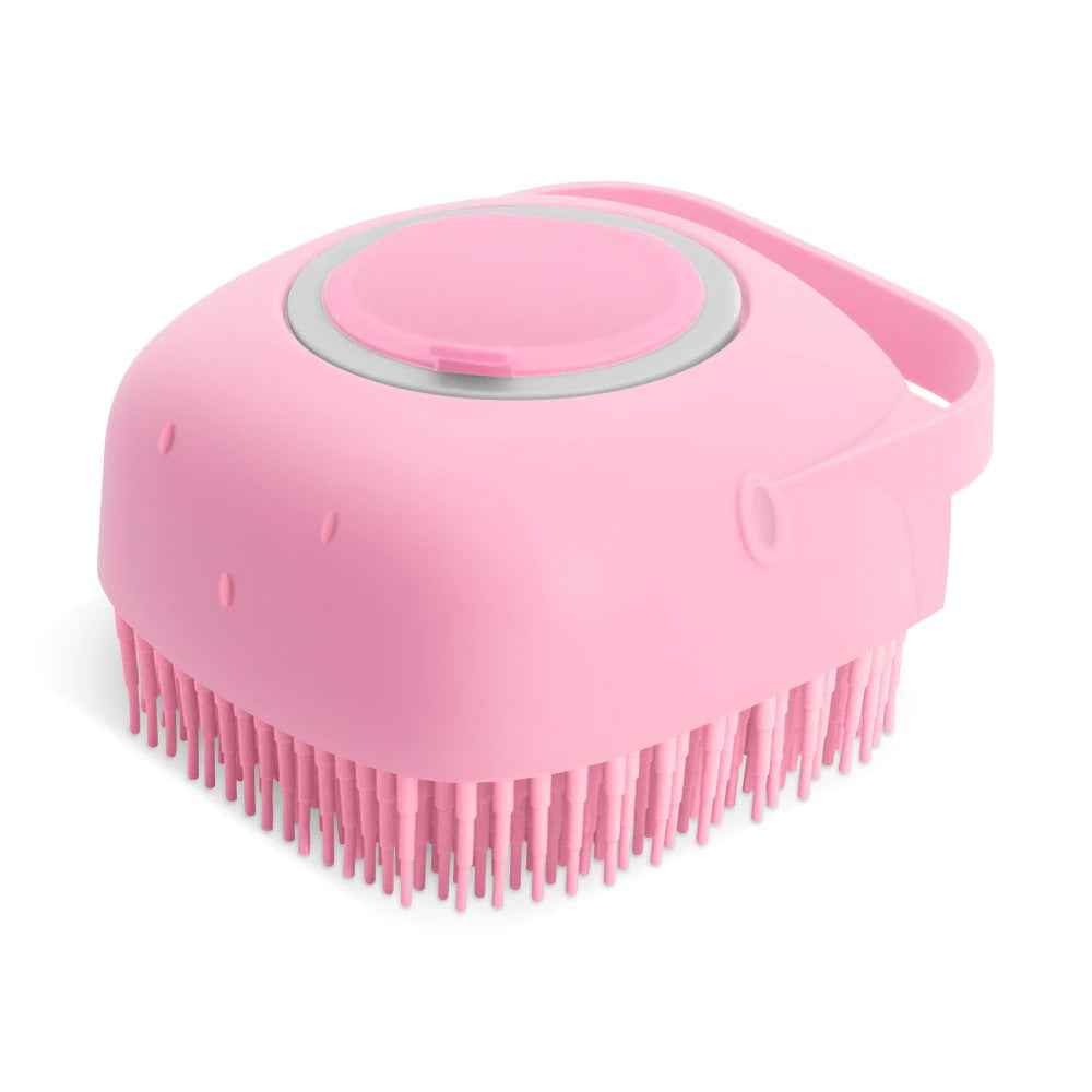 Pet Shampoo Massager Brush - Silicone - Amanluxe