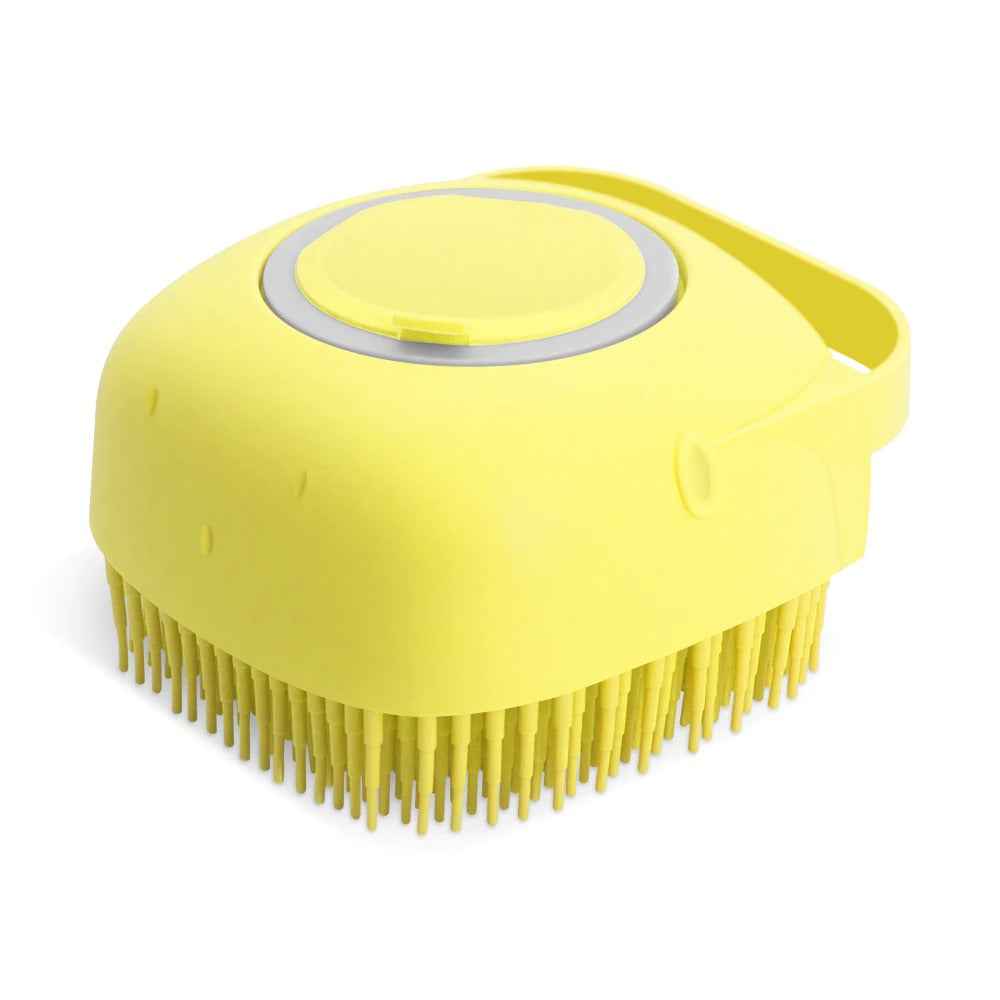 Pet Shampoo Massager Brush - Silicone - Amanluxe