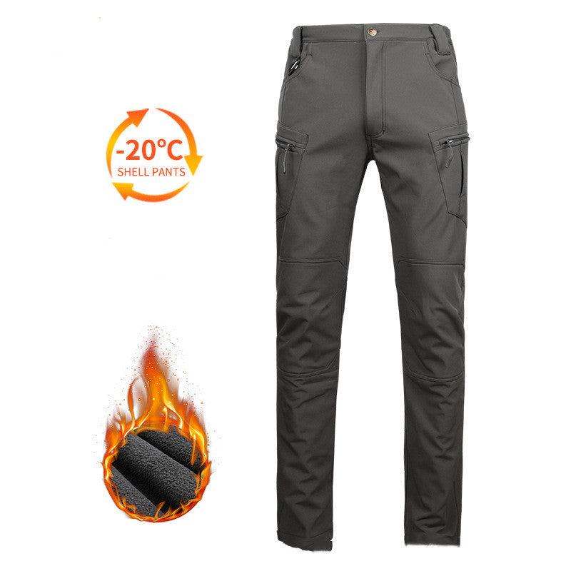 Outdoor Men's Winter Fleece Soft Shell Jacket