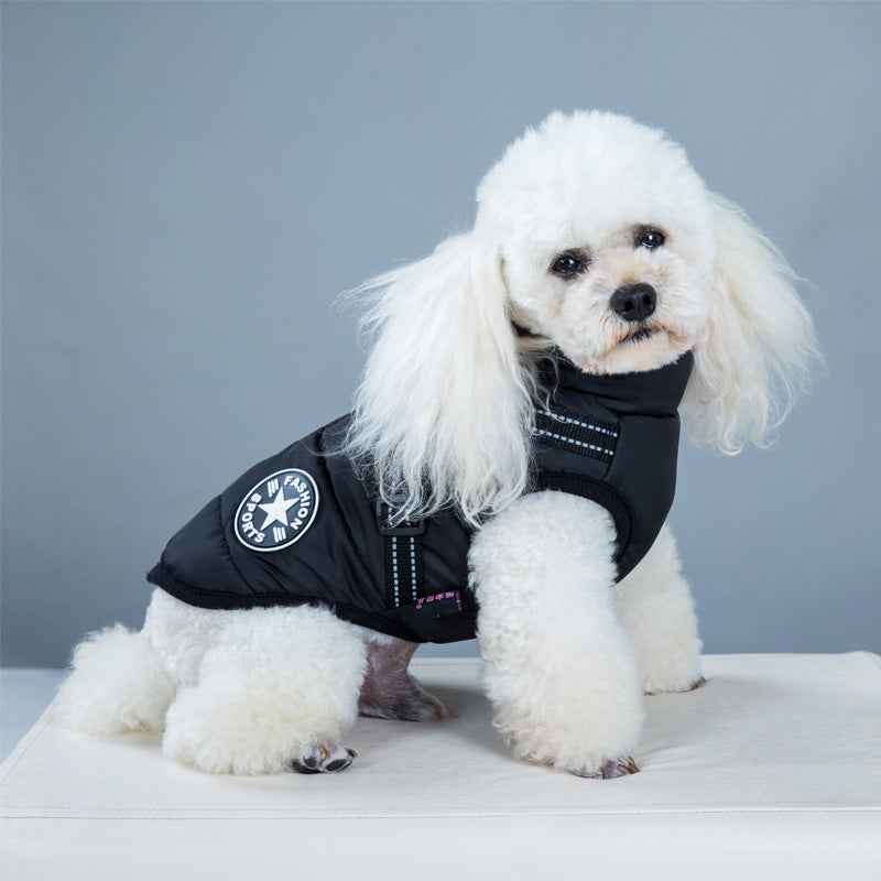 Waterproof Dog Coat with Harness - Winter - Amanluxe