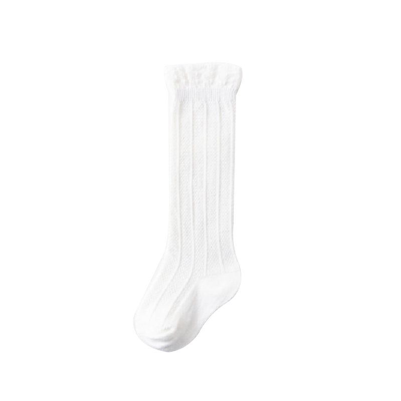 Baby solid color cotton socks