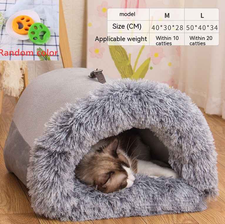 Portable Pet Nest - Warm Winter Bed - Amanluxe