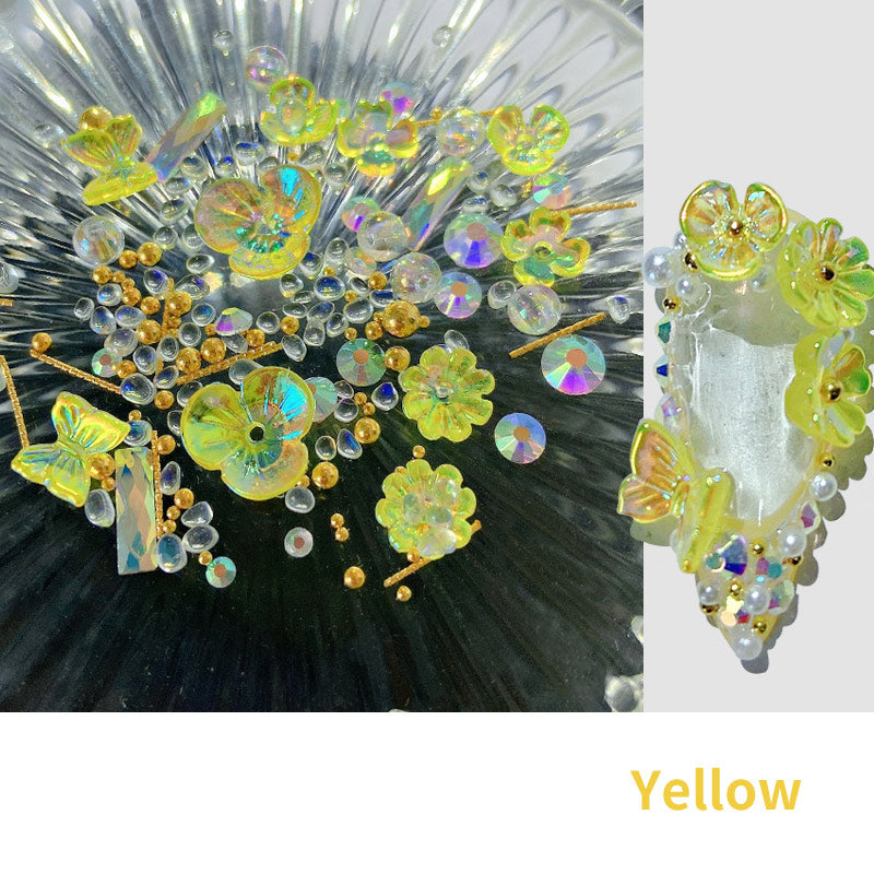 Flower Butterfly Nail