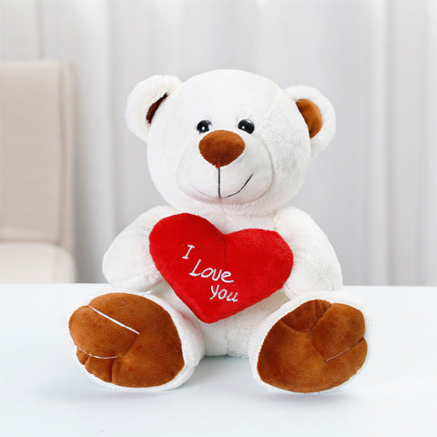 Cute Cartoon Hug Bear With Bow Tie Bear Plush Doll