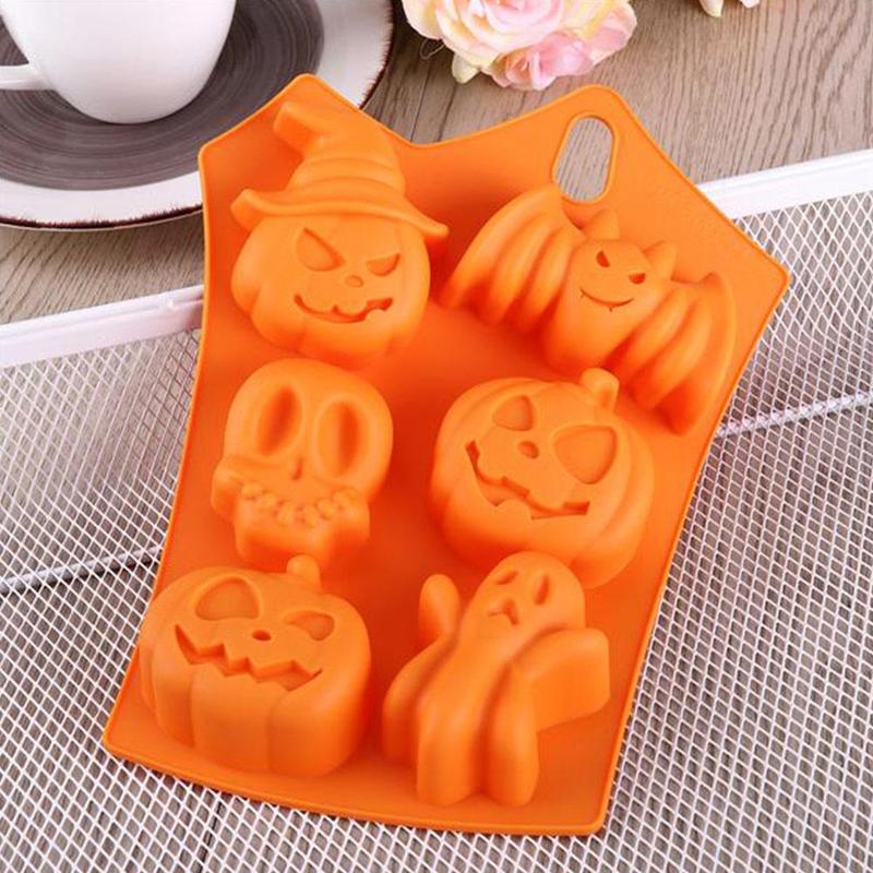 Halloween Pumpkin Cakes Silicone Mold Bald Cake Cake Chocolate Mold Jelly Mold Decorations 23 X 16.5 X 3cm