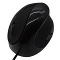 Holding vertical wired mouse