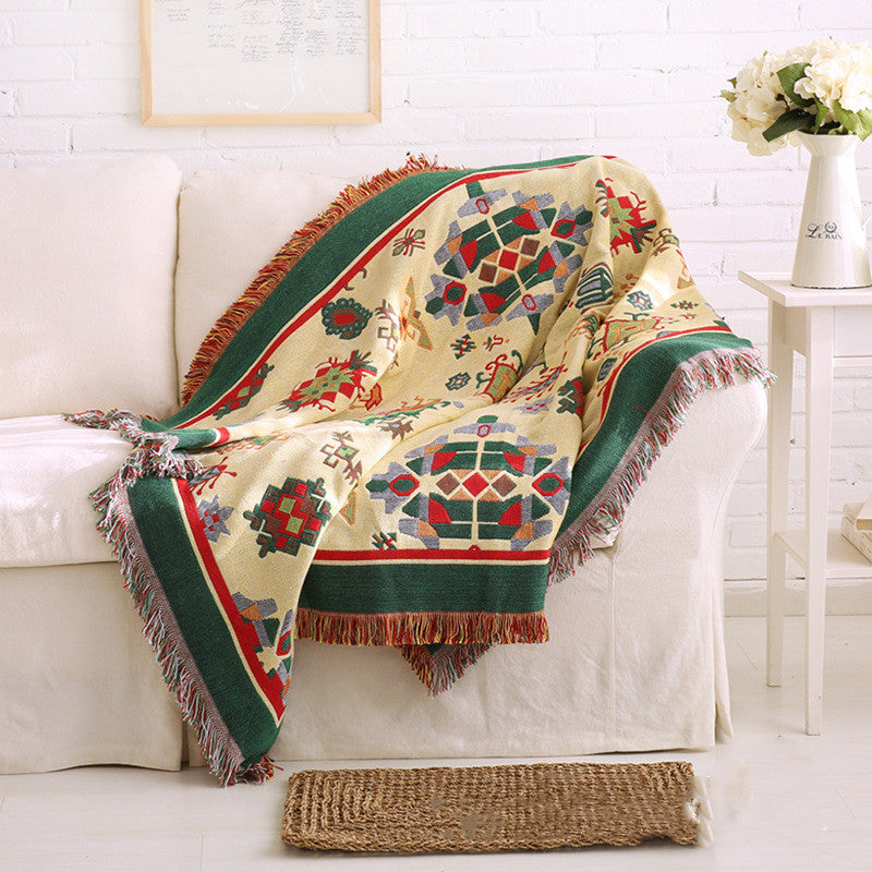 Anti-slip fabric sofa cushion sofa blanket