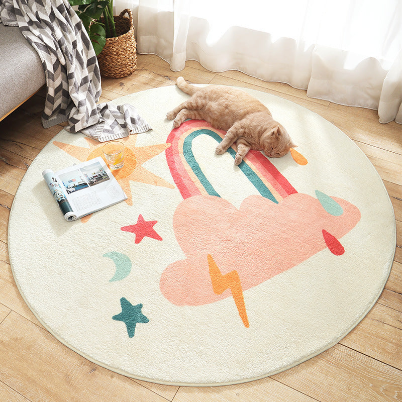 Cartoon Thickened Tea Table Blanket Bedroom