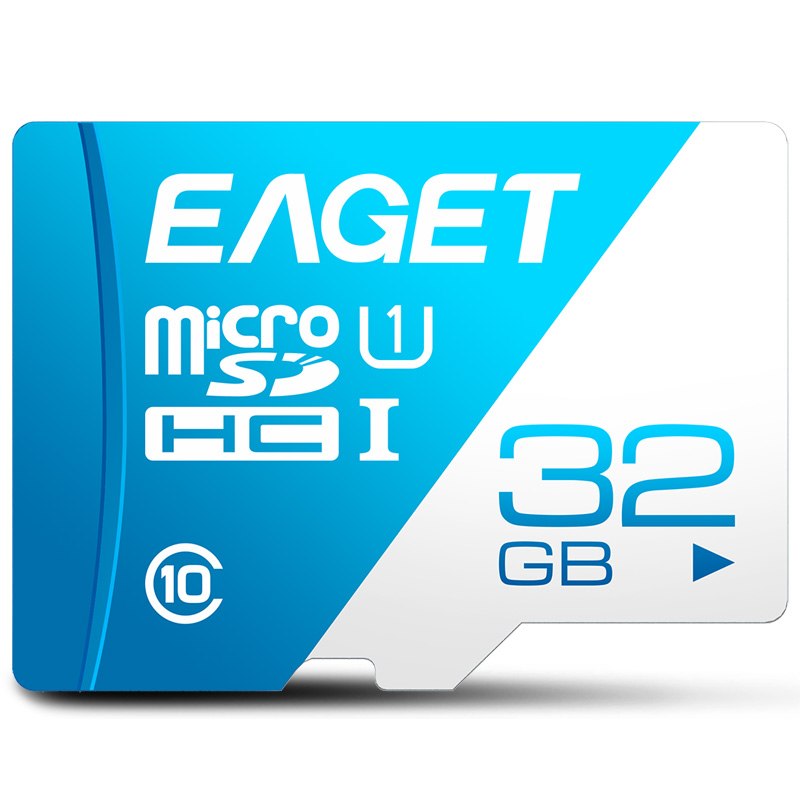EAGET T1 Micro SD Card 64GB 32GB 16GB Memory Card 128GB TF Card Class10 UHS-I 80MB S Microsd   Memory Card For Smartphone
