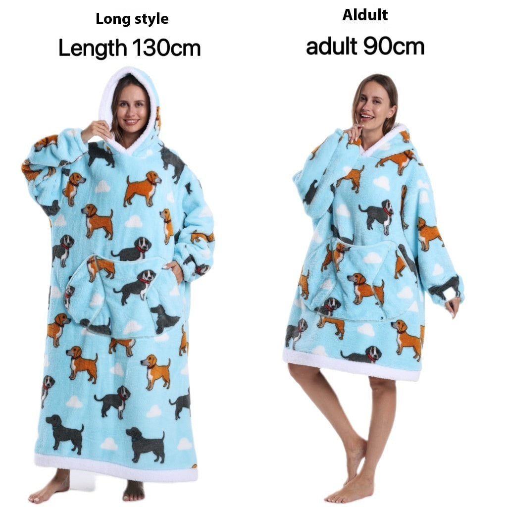 Cold-proof Clothes Pajamas Lazy TV Blanket
