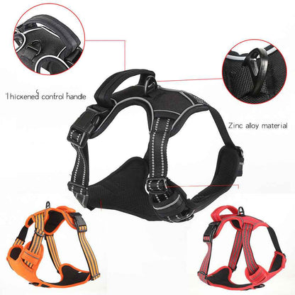 Dog Harness Vest - No Pull Reflective - Amanluxe