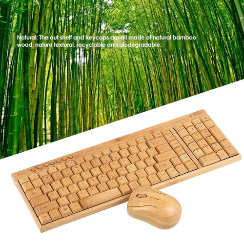 BAMBOO KEYBOARD AND MOUSE null