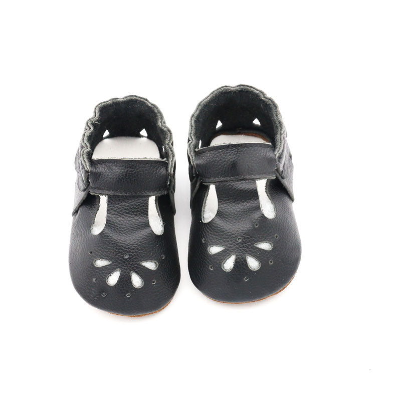 Cowhide baby shoes