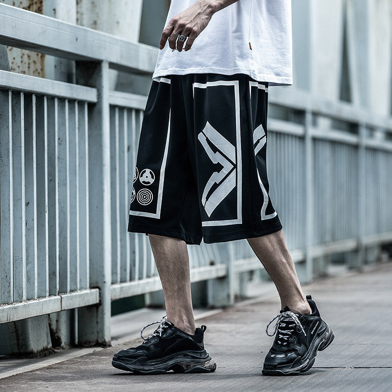 11BBSDusk print shorts