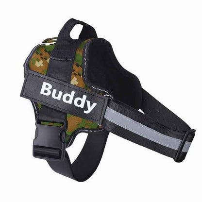 Personalized Dog Harness - No Pull Reflective - Amanluxe