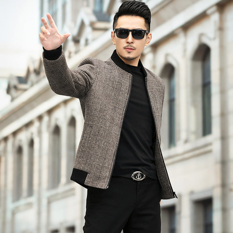 Autumn And Winter Fashion Men's Woolen Jacket