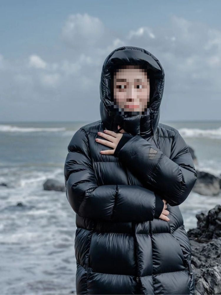 Womens Long Winter Down Jacket