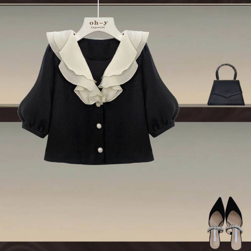 Women's Suits And Skirts Slim Two Piece Set