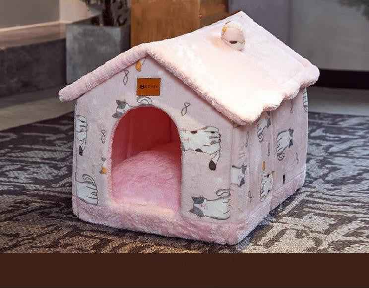 Foldable Dog House - Winter Villa Bed - Amanluxe