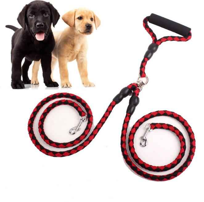 Double-Ended Dog Leash - Reflective Rope - Amanluxe