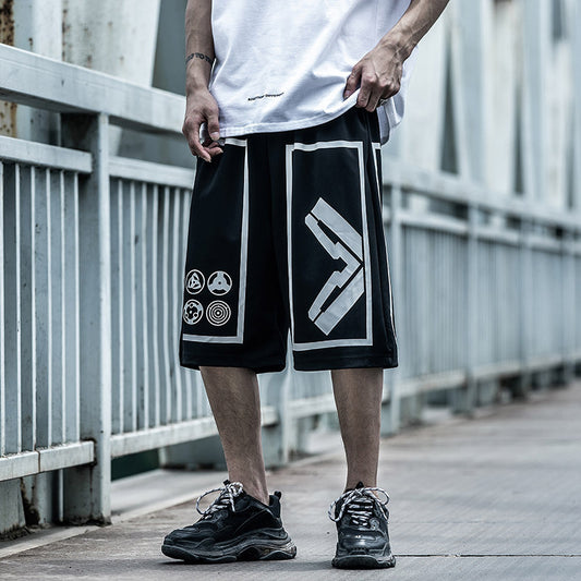 11BBSDusk print shorts