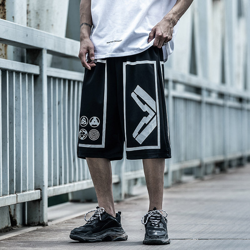 11BBSDusk print shorts